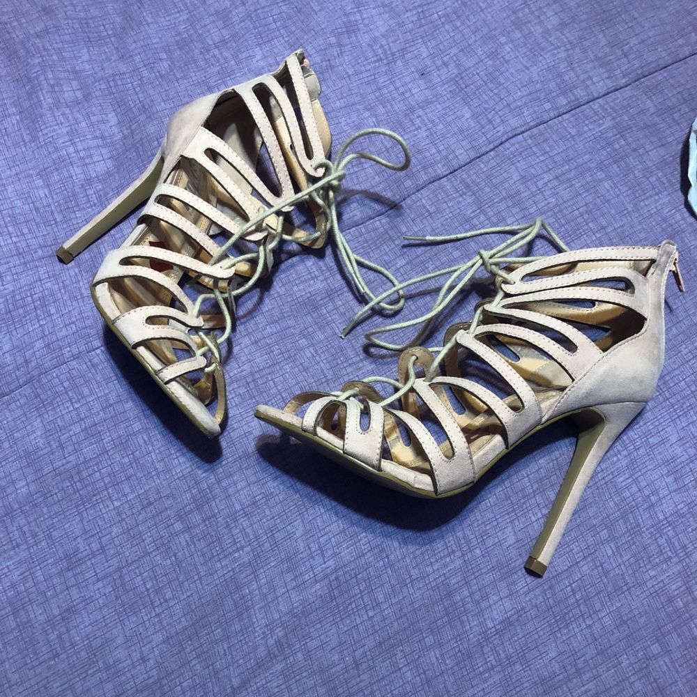 Single sole heels